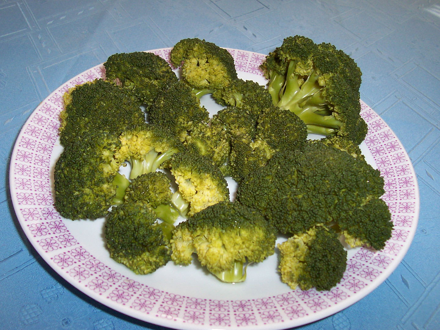 Brokolice vařená v mikrovlnce