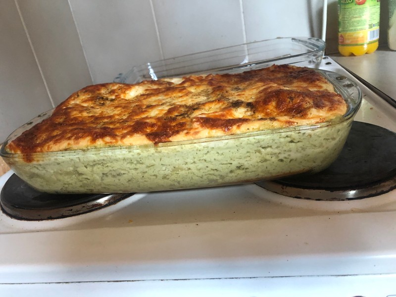 Brokolicovo-květákové lasagne