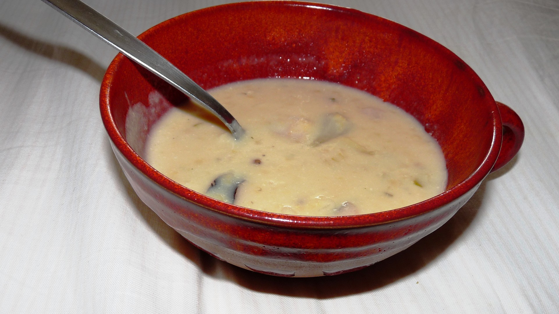 Čočková polévka s vaječným koňakem podle Tejajky