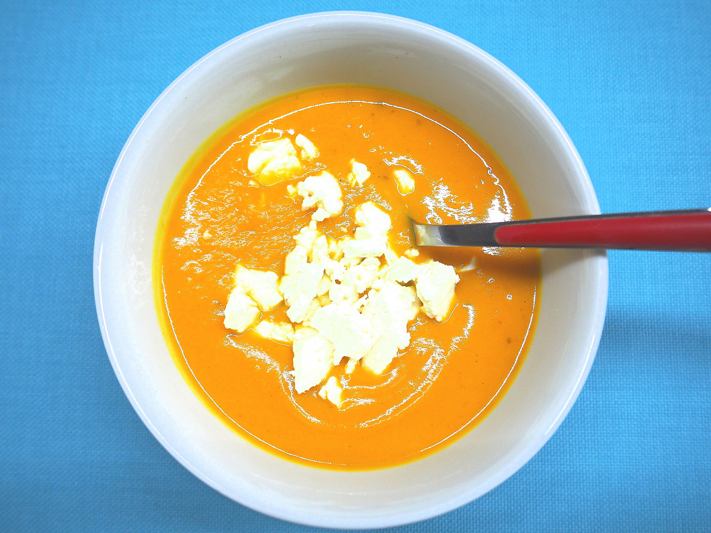 Dýňovo-batátová polévka