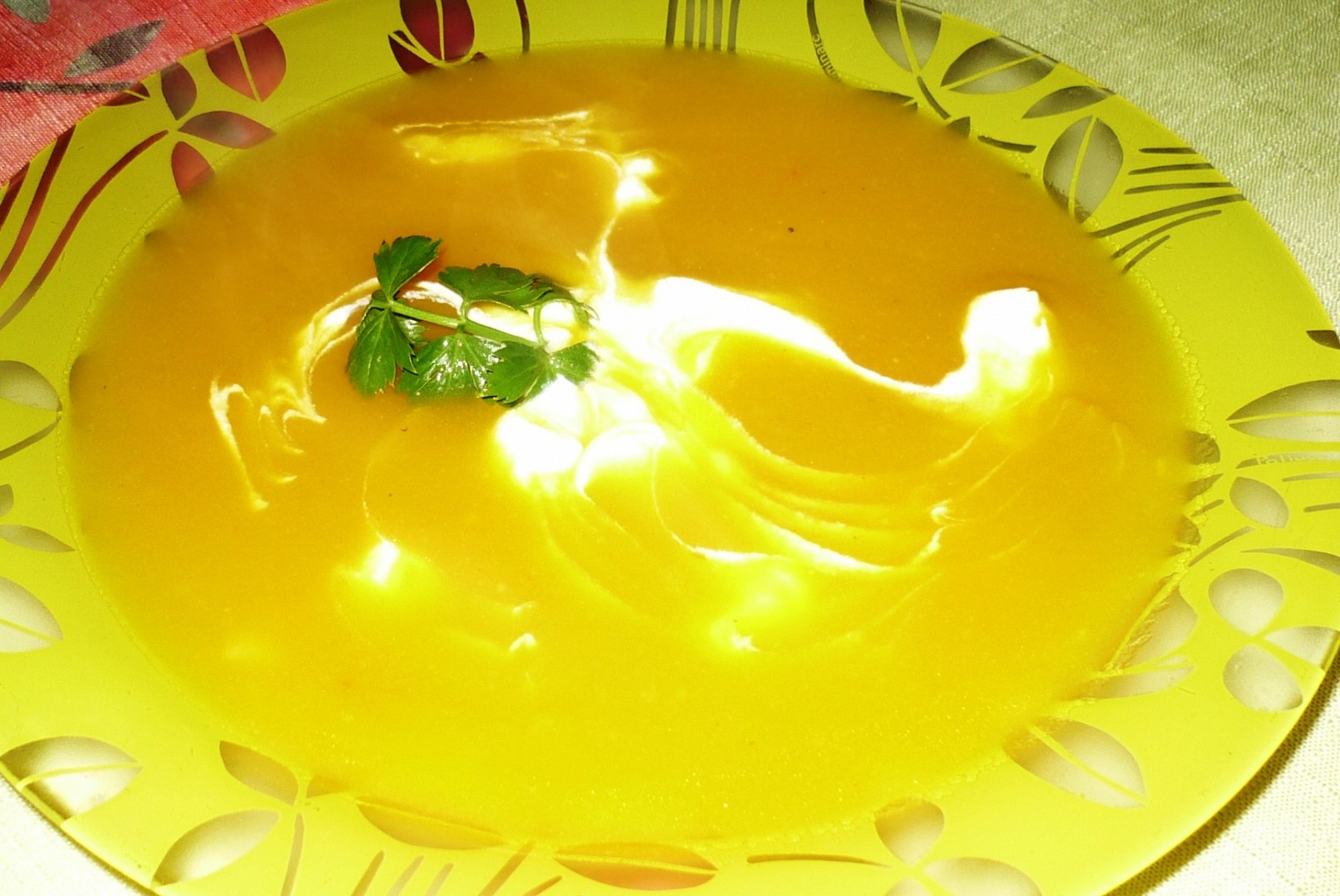 Dýňovo-bramborová polévka