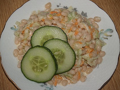 Fazolový salát s Lučinou