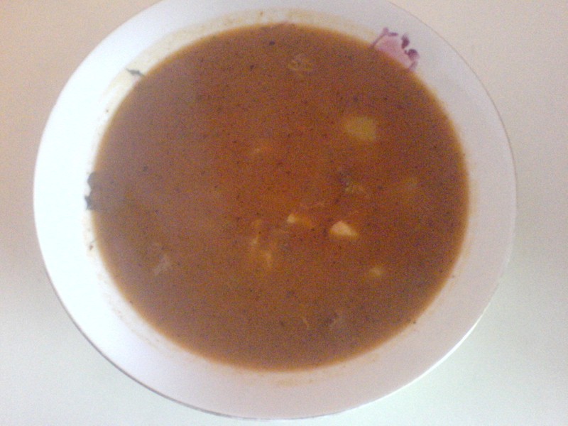Gulášová polévka s hovězím masem