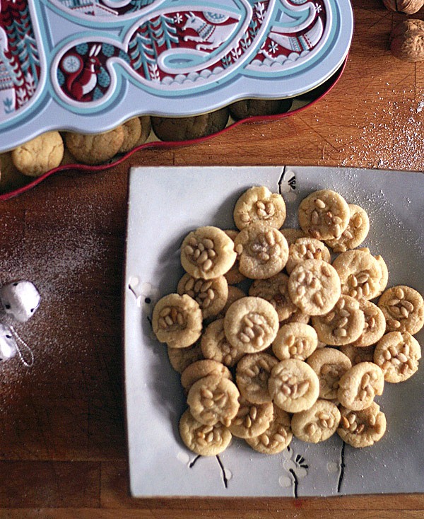 Italské marcipánové sušenky Pignoli