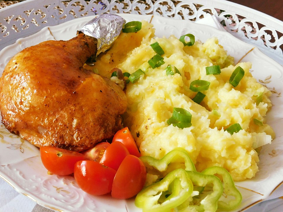 Kuře pečené na talíři - skoro dietní, ale moc dobré