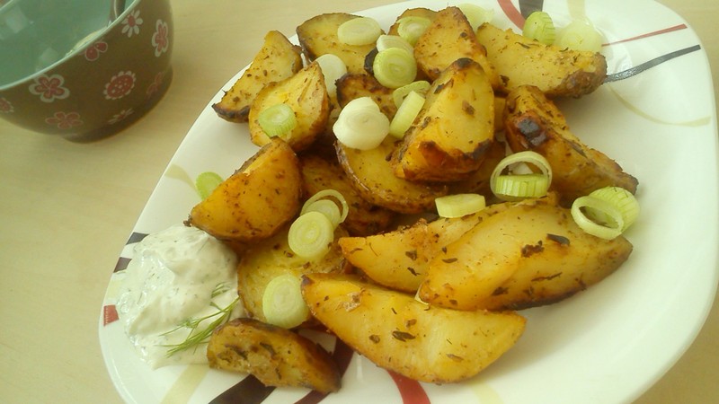 Pepřené pečené brambory