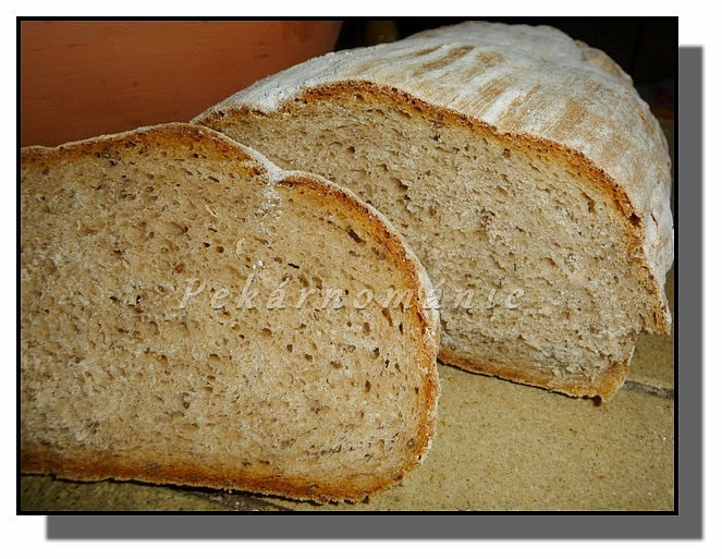 Pšeničný chleba z kyšky