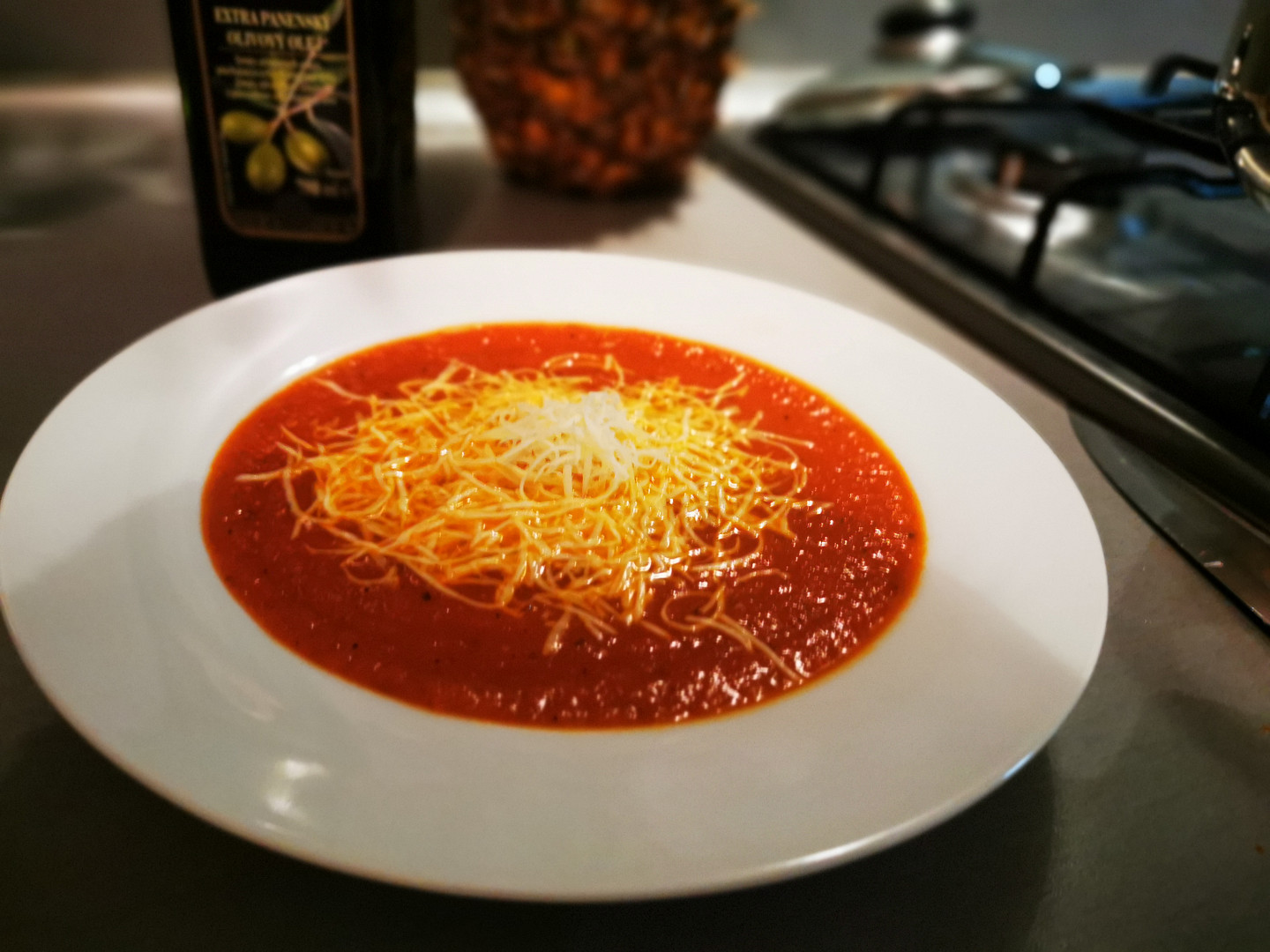 Rajčatová polévka Italian