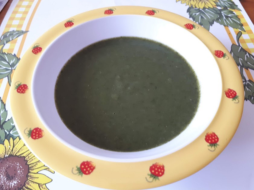 Špenátová polévka - pro nejmenší