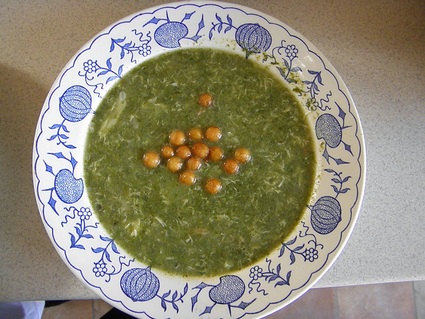 Špenátová polévka (rychlovka)