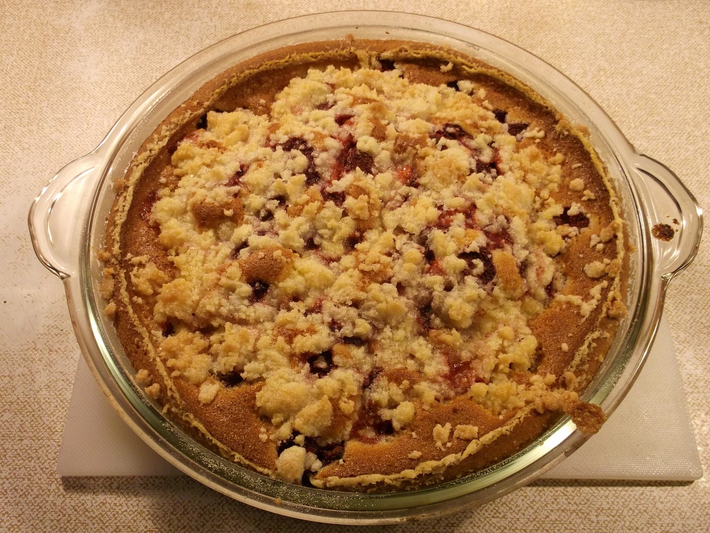 Strawberry Pie - Jahodový koláč s drobením