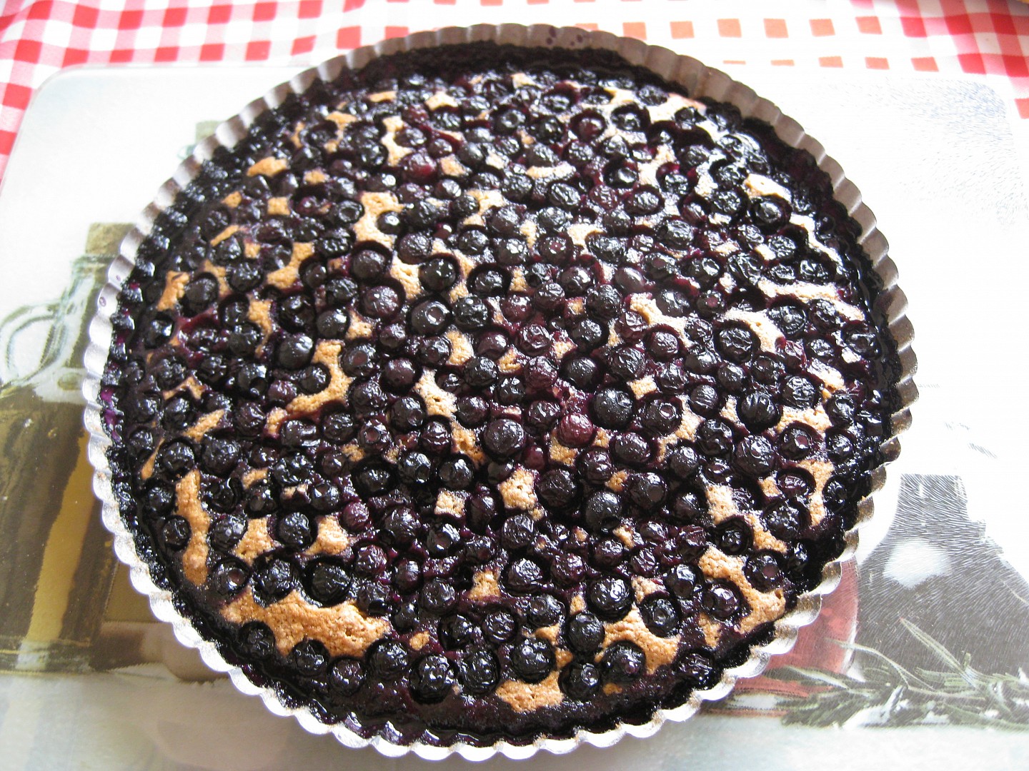 Taťkův borůvkový koláč