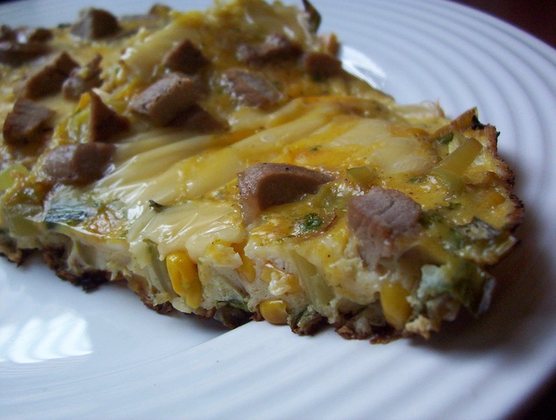 Vaječná omeleta s masem