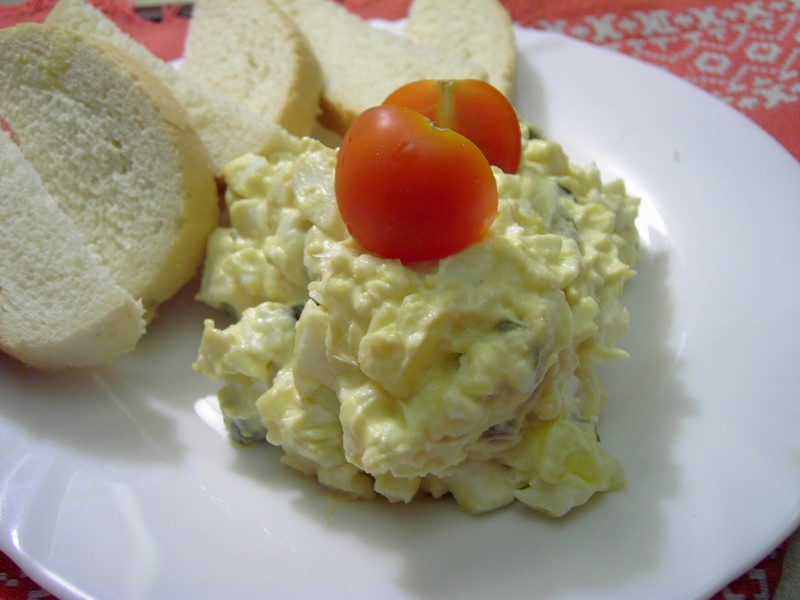 Vajíčkový salát s majonézou