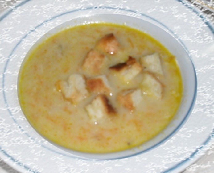 Vánoční polévka z kapříka (rybí)